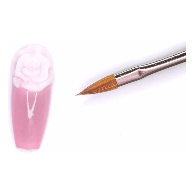 Red Iguana LLC Cat's Tongue 3D Brush Nail Art Brush