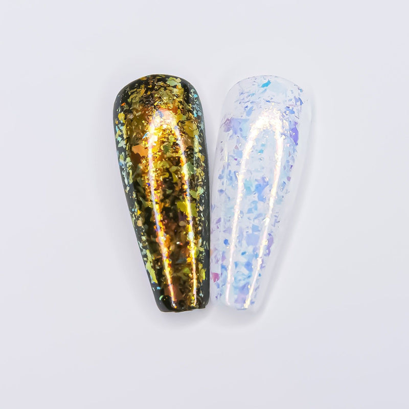 Red Iguana LLC Mermaid Flakes set of 7 Colors Pigments/Flakes/Chromes