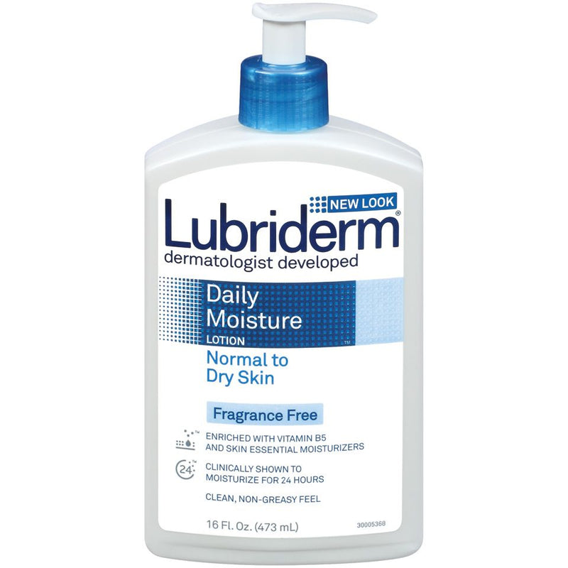 Lubriderm Lubriderm Daily Moisture Hydrating Fragrance-Free Body Lotion - 16 fl oz Pump Lotion & Moisturizer