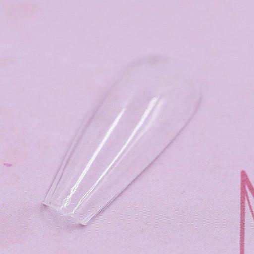 Red Iguana LLC Soft Gel Long Ballerina Tips / Full Cover Nail Tips