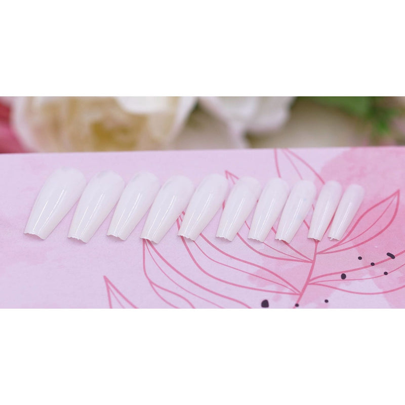 Red Iguana LLC Soft Gel Long Ballerina Tips / Full Cover Nail Tips