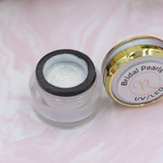 Red Iguana LLC Bridal Pearls French Gel Paint Nail Art