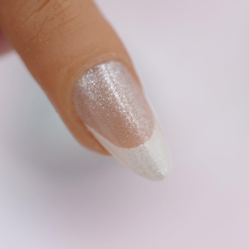 Red Iguana LLC Bridal Pearls French Gel Paint Nail Art