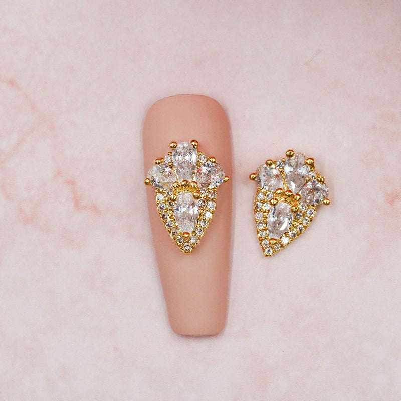 Red Iguana LLC Queen Crown Diamond Charm #08 Charm