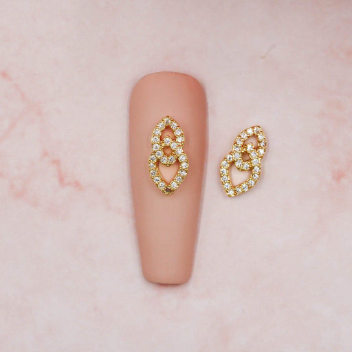 Red Iguana LLC Pear Diamond Chain Charm #31 Charm