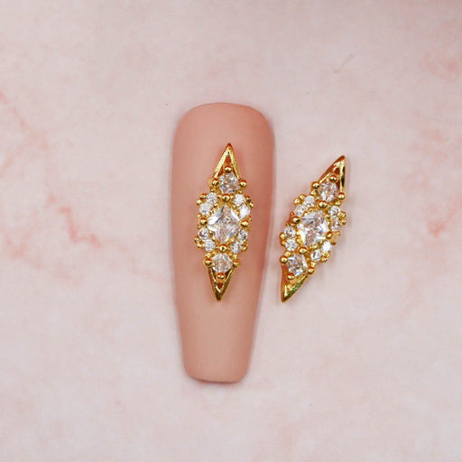 Red Iguana LLC Bedazzled Diamond Point Charm #78 Charm