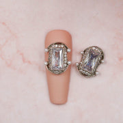 Red Iguana LLC Vintage Elegance Silver Charm #186 Charm