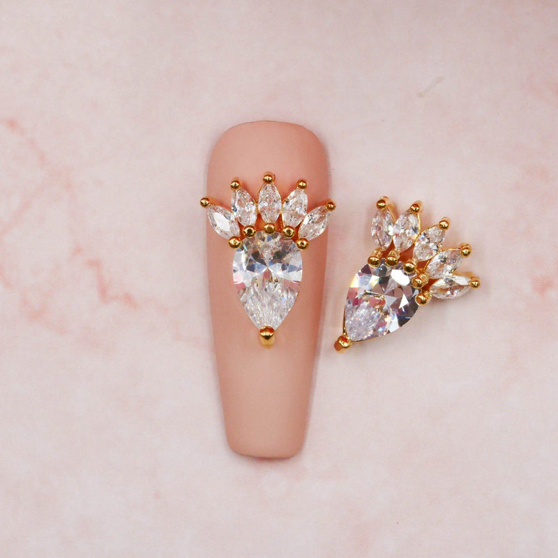 Red Iguana LLC Birds of a Feather Gold Charm #211 Charm