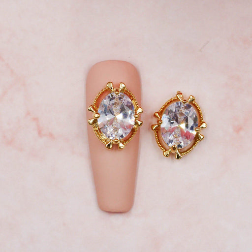 Red Iguana LLC Broken Mirror Gold Charm #515 Charm