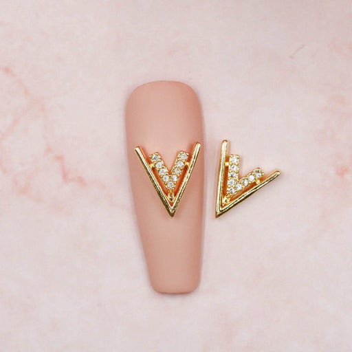 Red Iguana LLC Double V Charm #585 Charm