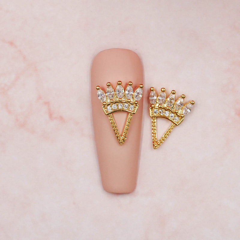 Red Iguana LLC Crown on Point Charm #625 Charm