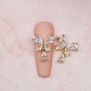 Red Iguana LLC Diamond Bow Charm #728 Charm