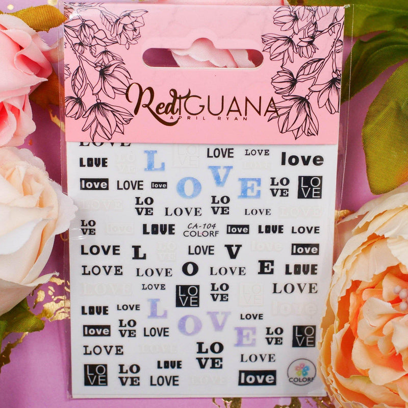 Red Iguana LLC Love Stickers (CA-104) Stickers