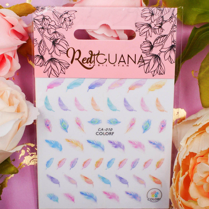 Red Iguana LLC Feathers Stickers (CA-010) Stickers