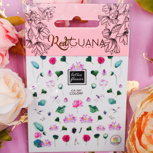 Red Iguana LLC Lotus Flowers Stickers (CA-561) Stickers