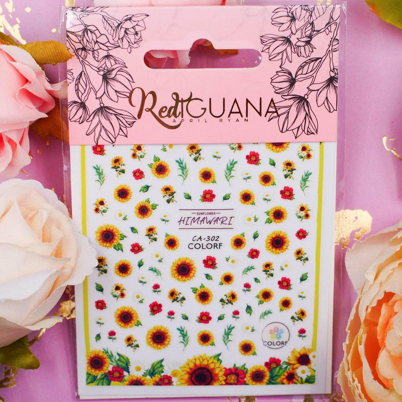 Red Iguana LLC Sunflowers / Fall Stickers (CA-302) Stickers