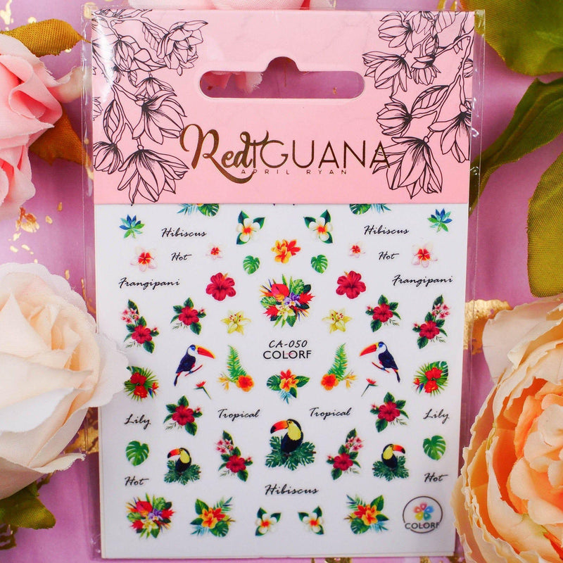 Red Iguana LLC Tropical Stickers (CA-050) Stickers