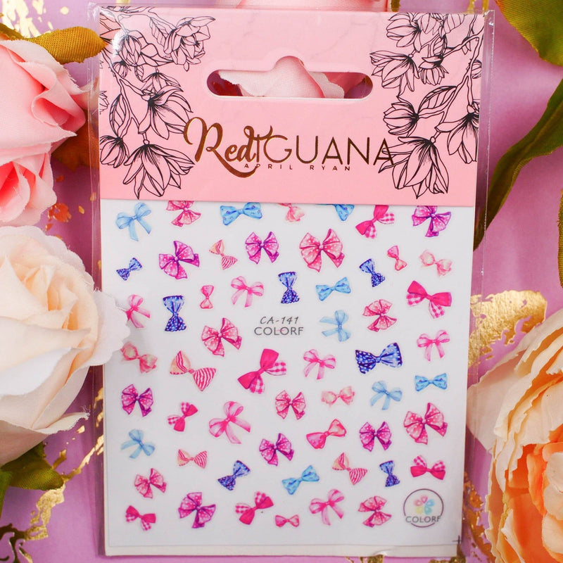 Red Iguana LLC Bows Stickers (CA-141) Stickers