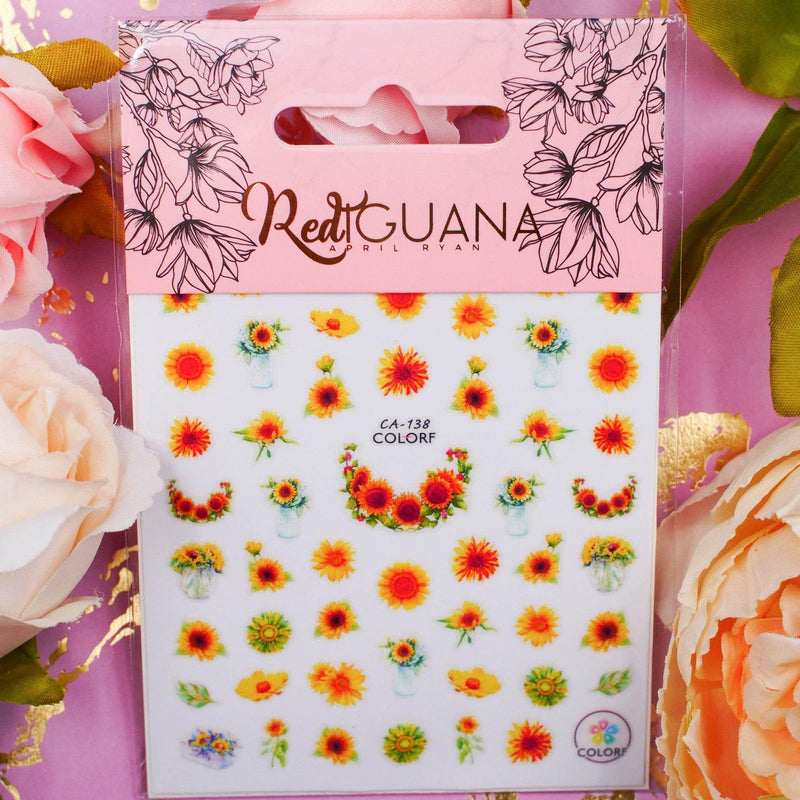 Red Iguana LLC Sunflowers / Fall Stickers (CA-138) Stickers