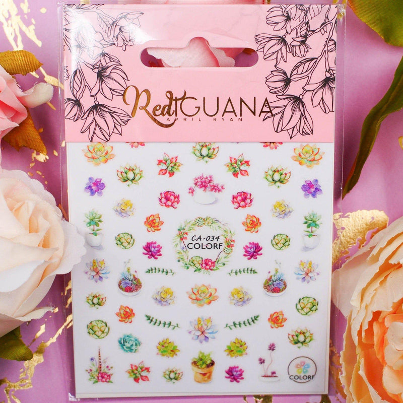 Red Iguana LLC Succulent Stickers (CA-034) Stickers