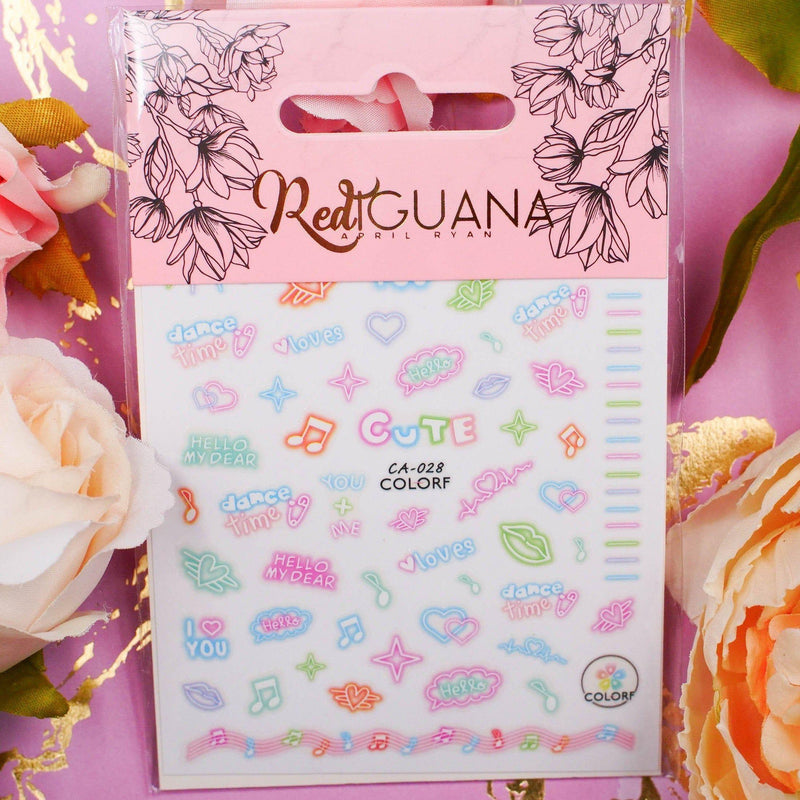 Red Iguana LLC Neon Stickers (CA-028) Stickers