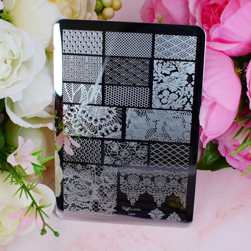 Red Iguana LLC Lace Stamping Plate Stamping