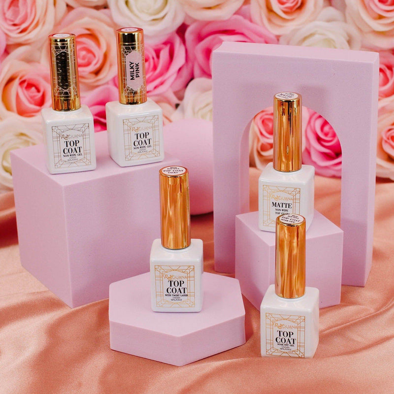 Red Iguana LLC Set of 5 Top Coat Gels kit