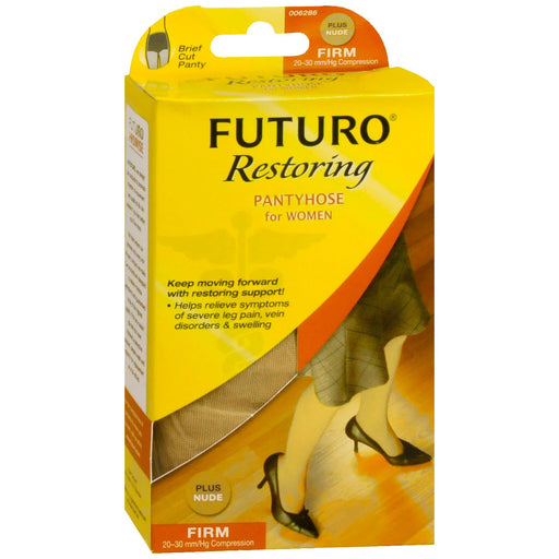 Futuro Futuro 3M, Medical Compression Firm Pantyhose Nude Plus Knee Braces