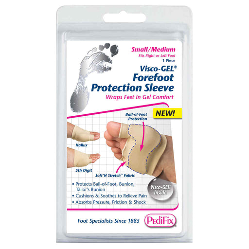 PediFix PediFix Visco-Gel foreFoot Protection Sleeve - Small/Medium Foot Care