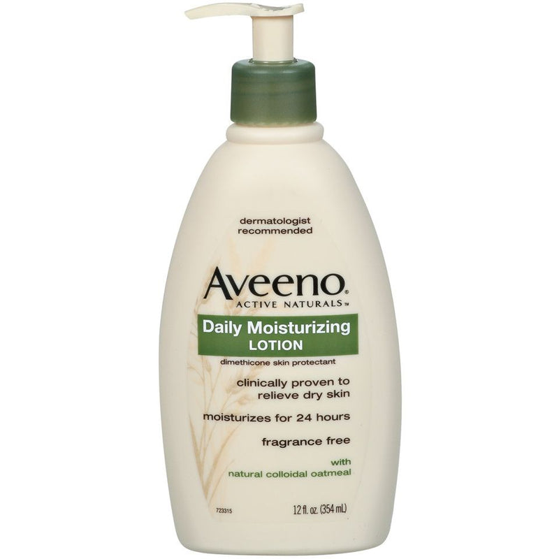 Aveeno Aveeno Active Naturals Daily Moisturizing Lotion Pump 12 Oz Moisturizing Lotion
