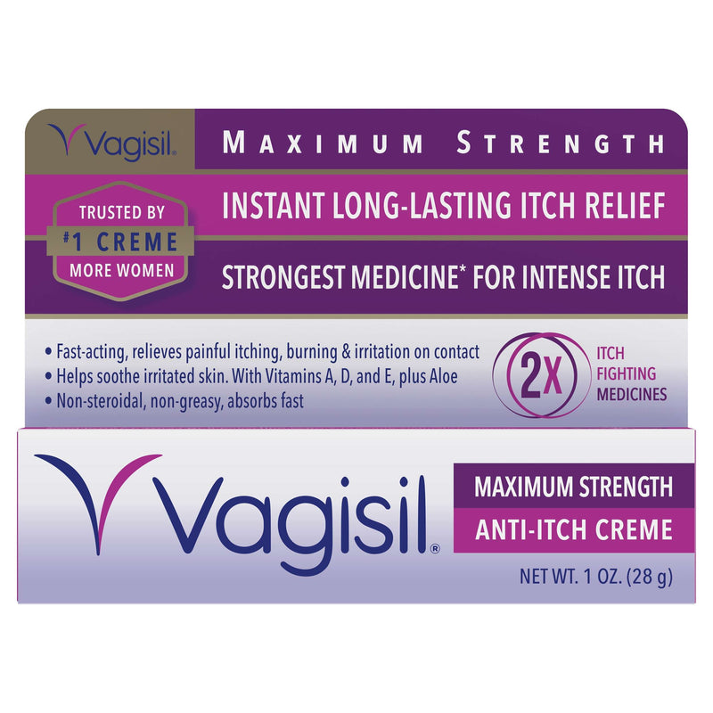 Vagisil Vagisil Anti-Itch Creme, Maximum Strength, 1 Ounce Medicine & Drugs