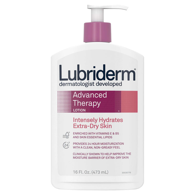 Lubriderm Lubriderm Advanced Therapy Daily Moisturizing Lotion with Pro-Ceramide, Vitamin E & B5 - 16 fl oz Pump Lotion & Moisturizer