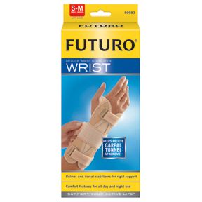 Futuro FUTURO Deluxe Wrist Stabilizer, Left Hand, Size Small/Medium, Maximum Support Camera Stabilizers & Supports