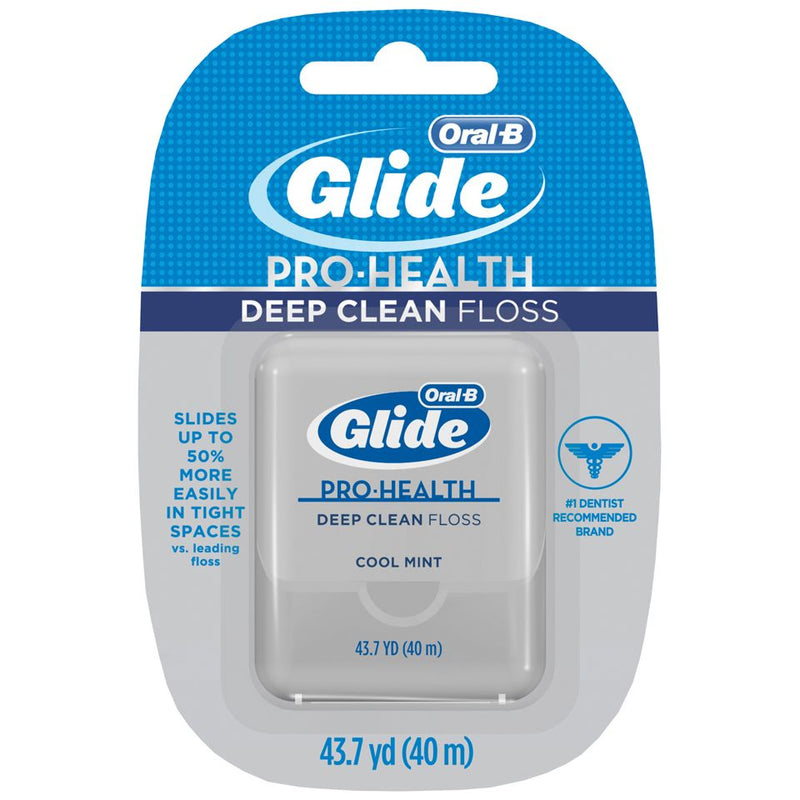 Oral-B Oral-B Glide Pro-Health Deep Clean Dental Floss, Cool Mint, 40m (43.7 yd) Dental Floss Gray