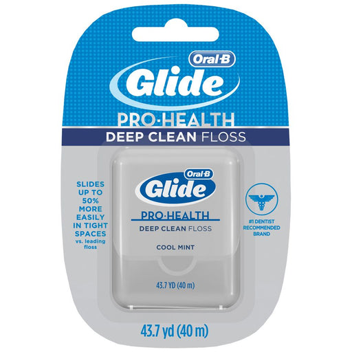 Oral-B Oral-B Glide Pro-Health Deep Clean Dental Floss, Cool Mint, 40m (43.7 yd) Dental Floss Gray