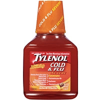 Tylenol Tylenol Cold + Flu Severe Daytime, Warming Honey Lemon Flavor, 8 fl oz Liquid Medicine & Drugs