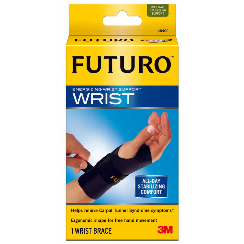 Futuro FUTURO Energizing Wrist Support, Left Hand, Large/X-Large, Moderate Stabilizing Support Supports & Braces