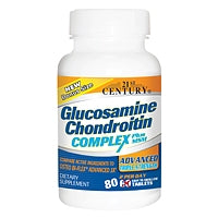 21st Century 21st Century Glucosamine Chondroitin Complex Plus MSM - Triple Strength, 60 Tablets Vitamins & Supplements