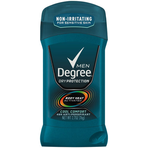 Degree Degree Men Original Protection Antiperspirant Deodorant, Cool Comfort, 2.7 oz Stick Deodorant & Anti-Perspirant