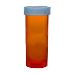 8 Dram Amber Child-Resistant Prescription Vials with Caps (410 Series) - 1 EA