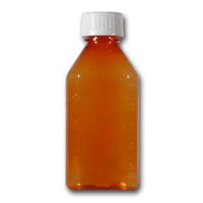 Amber Plastic Prescription Bottles, 6 oz (177ml) - 100 ct. Case