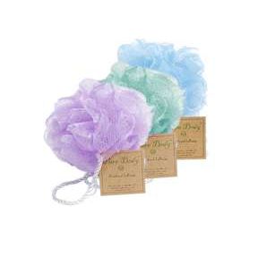 Pure Body Naturals Retail Imports Pearlized Bath Sponge - 1 Each Bath & Body White Smoke