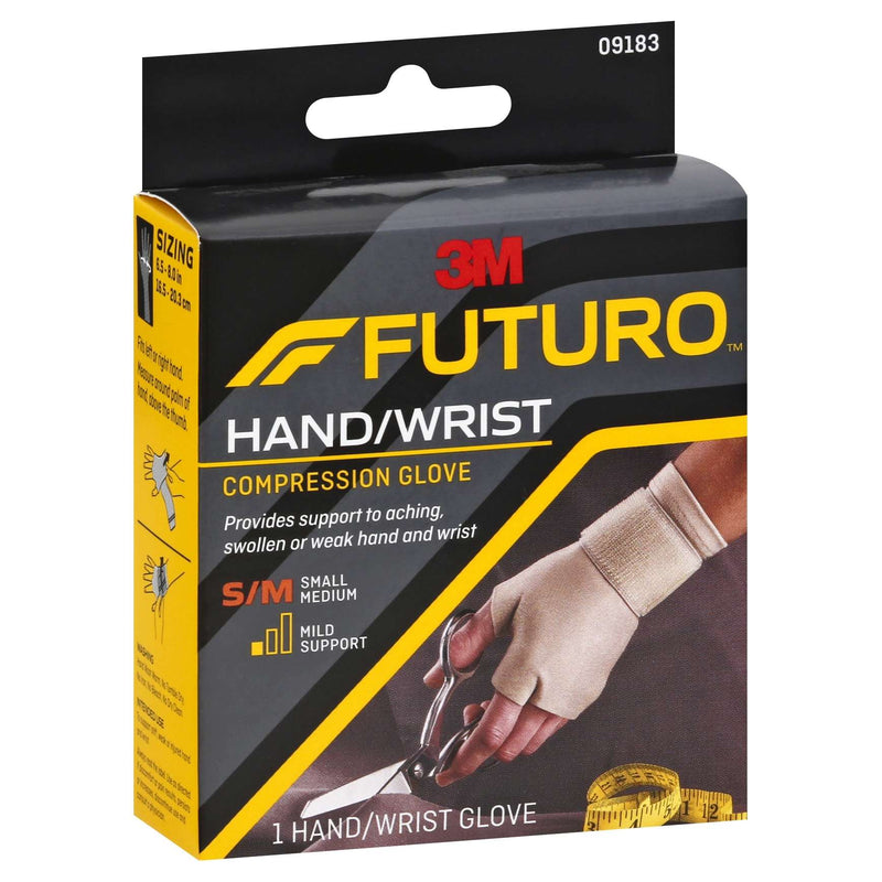 Futuro FUTURO Compression Glove for Arthritis and Repetitive Task Relief, S/M Supports & Braces