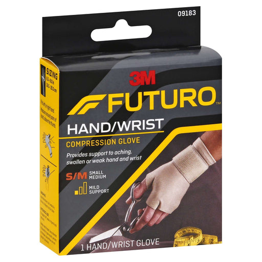 Futuro FUTURO Compression Glove for Arthritis and Repetitive Task Relief, S/M Supports & Braces