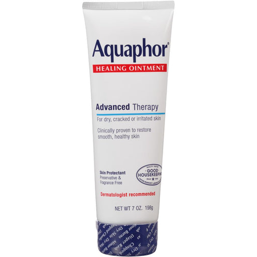 Aquaphor Aquaphor Healing Ointment - Advanced Therapy Skin Protector, 7 oz Tube Lotion & Moisturizer White Smoke