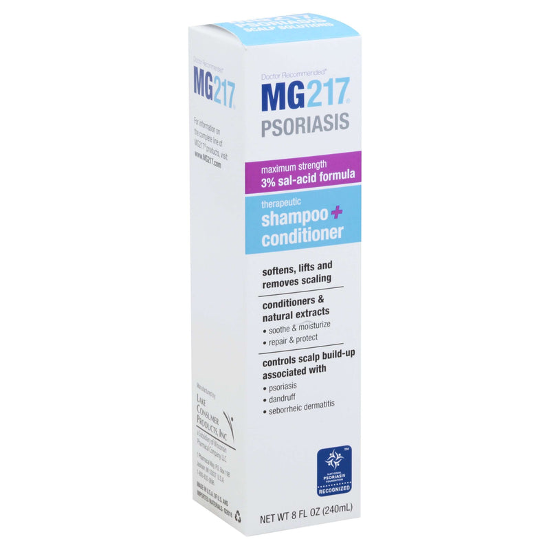 Mg217 Mg217 Psoriasis Shampoo And Conditioner With Salicylic Acid, Therapeutic Scalp Treatment, 8fl Oz Shampoo & Conditioner