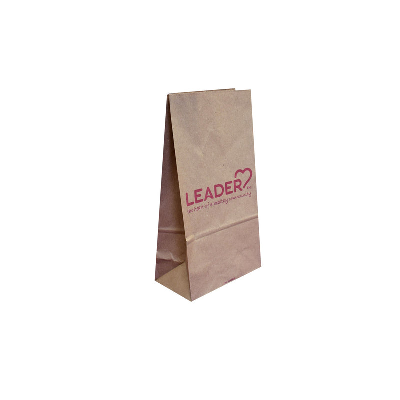 Leader Leader paper flat bottom bag 12 lbs 7 x 4.25 x 13.5 in. 1,000 ct , bags paper flat