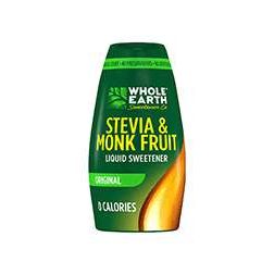 Whole Earth Whole Earth Liquid Stevia & Monk Fruit Sweetener, Zero Calorie, 1.62 fl oz Squeeze Bottle Sugar & Sweeteners