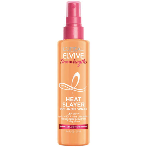 L'Oreal Paris L'Oreal Paris Elvive Dream Lengths Heat Slayer Pre-Iron Spray Leave-In - 4.4oz Hair Care