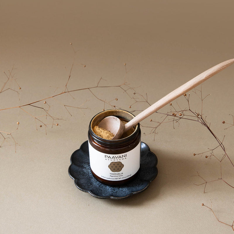 Paavani Ayurveda Triphala | Ayurvedic Superfruit Blend for Digestion, Detox & Daily Elimination simple